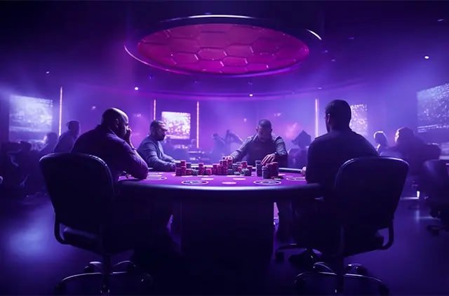 618 slots ကာစီနို VIP ကစားသမားများ Baccarat စားပွဲဝိုင်းတွင် ကစားနေသောပုံ